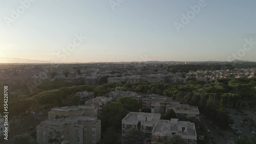 Rome Drone sunset