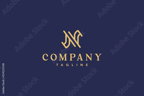 N Logo classic vintage brand