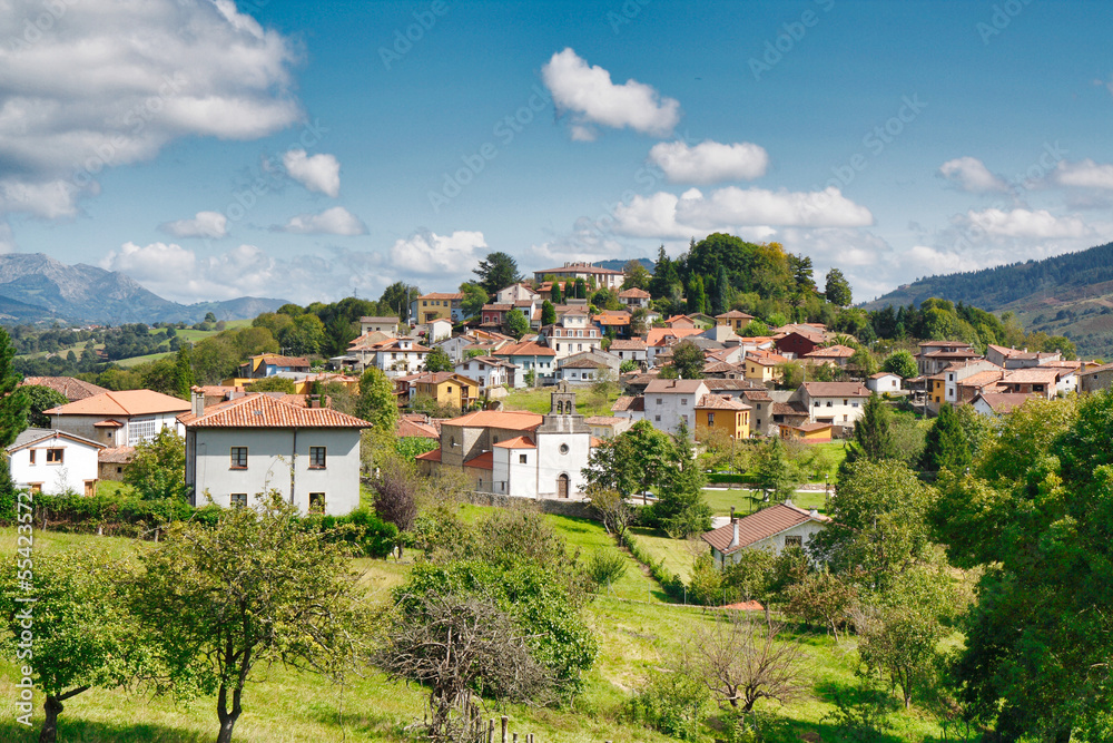 Ceceda village, Nava municipality, Comarca de la Sidra, Asturias, Spain