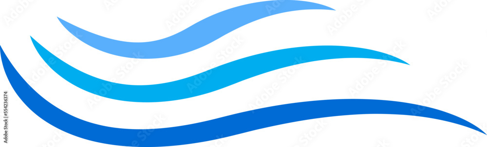 Water wave icon isolated on white background. Modern flat water wave icon for web site, ocean design template and logo. Creative abstract concept, vector illustration Water wave icon isolated on white background. Modern flat water wave icon for web site, ocean design template and logo. Creative abstract concept, vector illustration