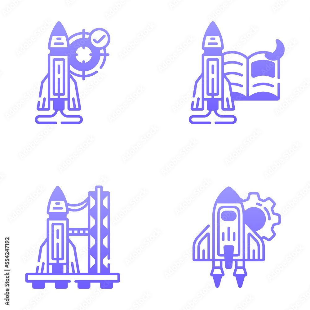Colorful Space and Astronomy Icons
Colorful Space and Astronomy Icons
