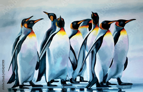 group of penguins