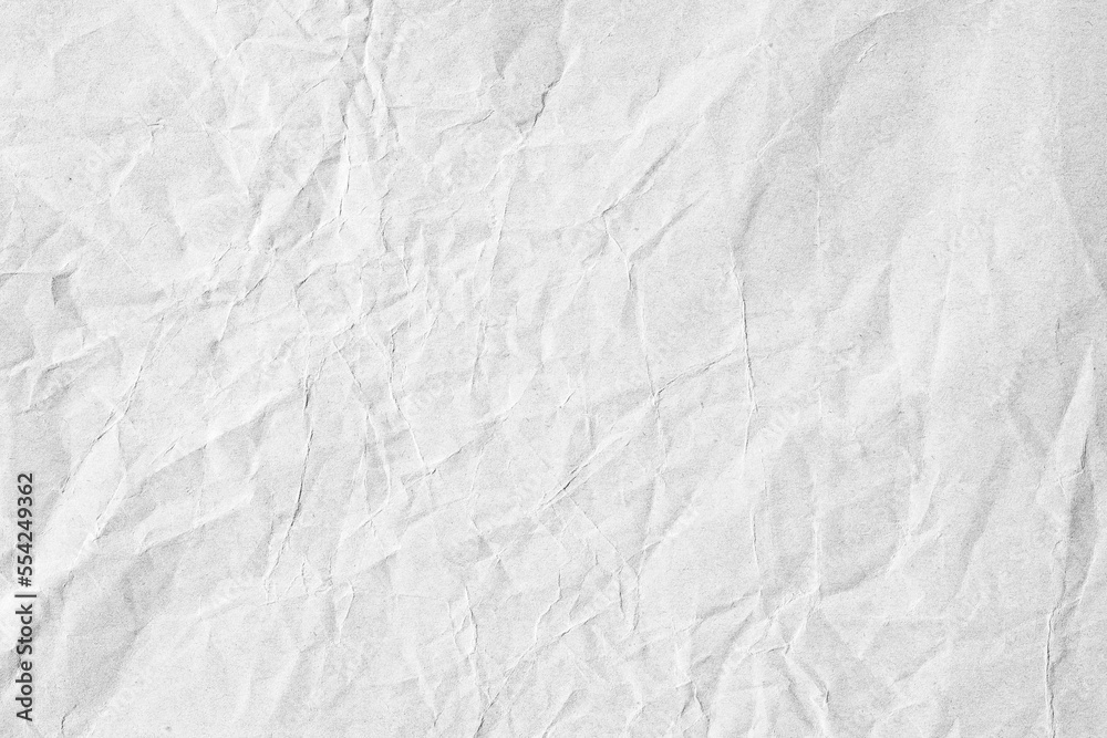 white crumpled surface paper texture