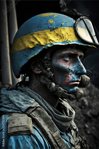 Soldat im Ukraine Krieg