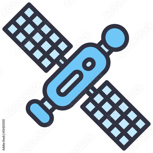 satellite navigation space icon