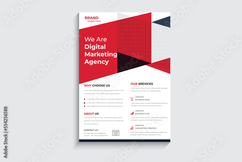 Modern corporate business flyer design