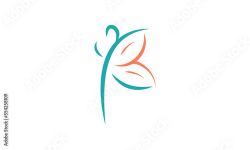 Healthy women logo template. Logo template for your business