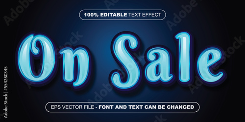 on sale 3d editable text effect
