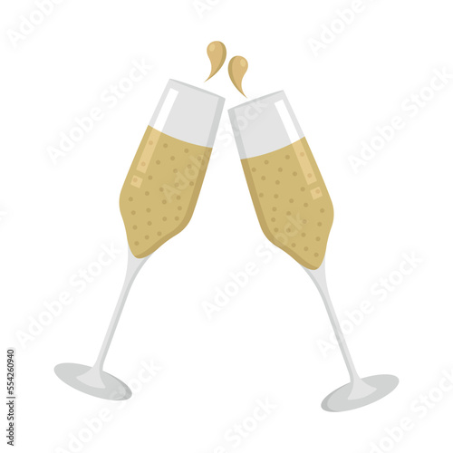 Champagne Glass Cheers