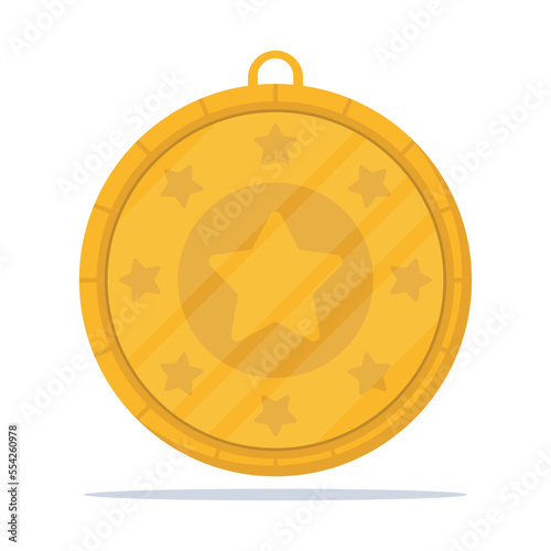 Circular Star Medal