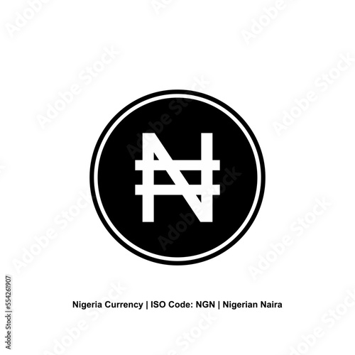 Nigeria Currency Symbol, Nigerian Naira Icon, NGN Sign. Vector Illustration