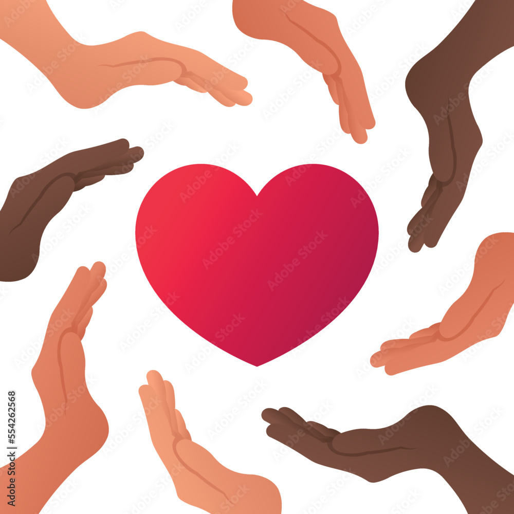 Hands Around Heart Hands Around Heart