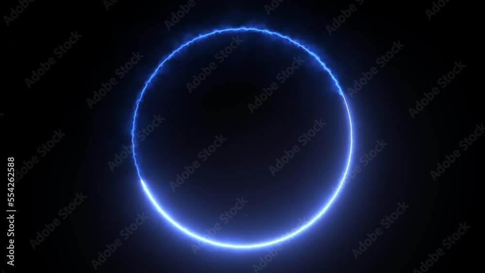 abstract seamless background sigt blue circle looped animation fluorescent lightanimation light glowing neon lines concept of waiting, downloading, update, loading abstract seamless background sigt blue circle looped animation fluorescent lightanimation light glowing neon lines concept of waiting, downloading, update, loading