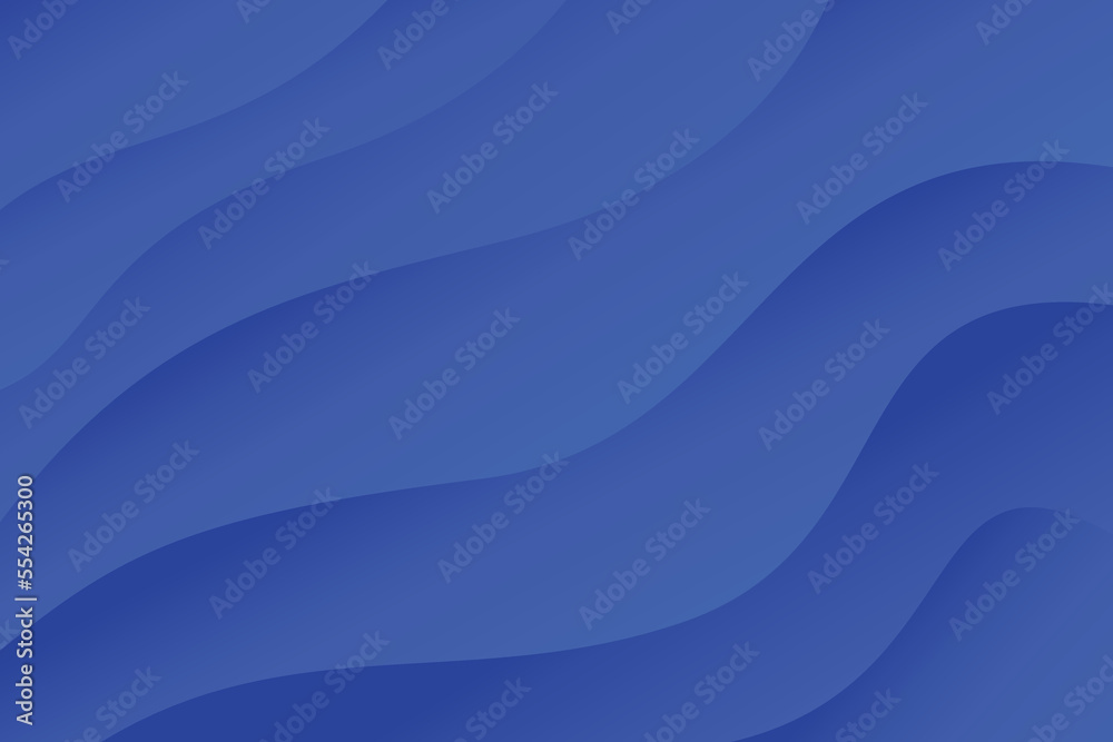 Wavey Blue Abstract Background