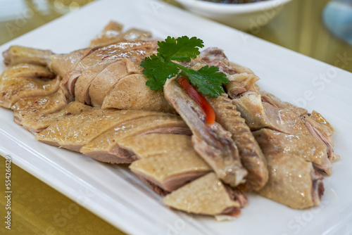 A delicious Chinese dish, boiled duck