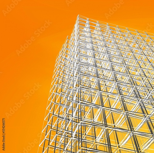 abstract modern architecture background