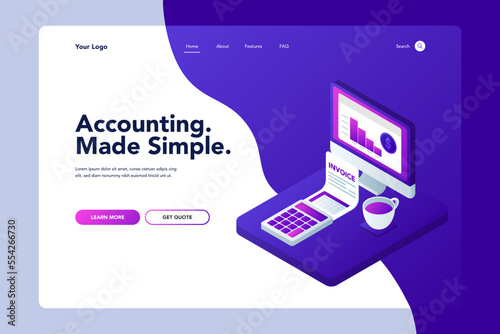 Accounting Landing Page