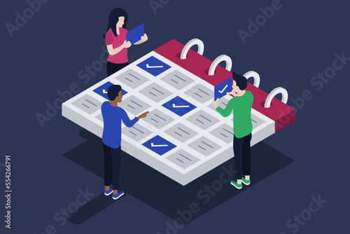 Isometric Calendar