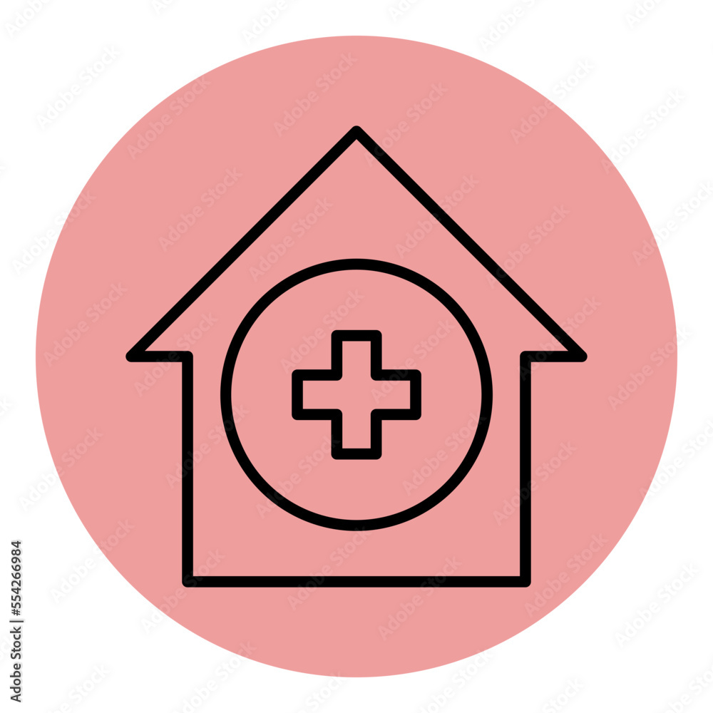 Obraz premium hospital icon