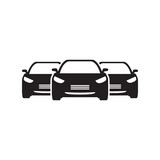 Car icon. Car for sale. New car. Used car. Car dealers. Car sell. Vector icon isolated on white background.
