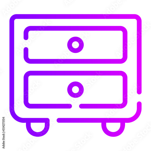 drawers gradient icon