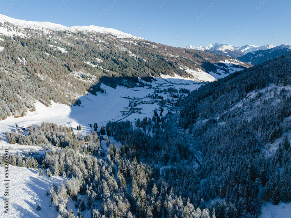 Obernberg Valley in the austrian alps