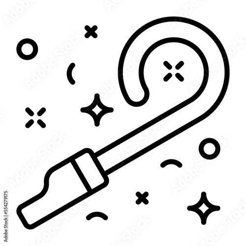 Party blower vector icon in modern and trendy style