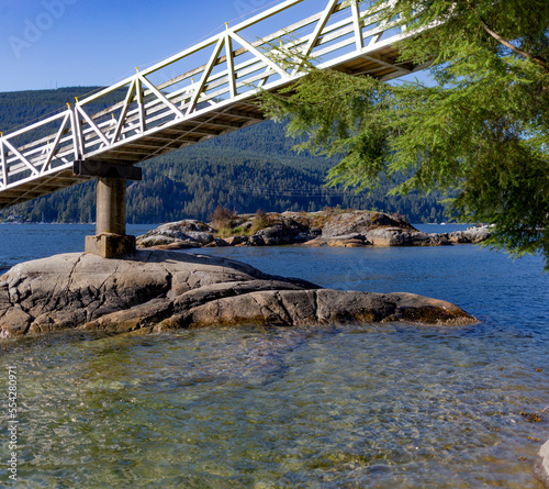 Belcarra is a village on the shore of Indian Arm, a side inlet of Burrard Inlet, and is part of Metro Vancouver; Vancouver, British Columbia, Canada photo