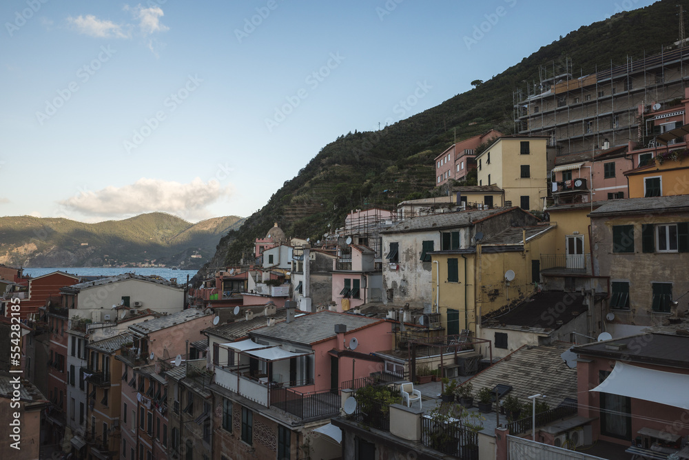 Cinque terre italy valley view from apartment