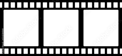A piece of photographic film, film