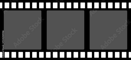 A piece of photographic film, film