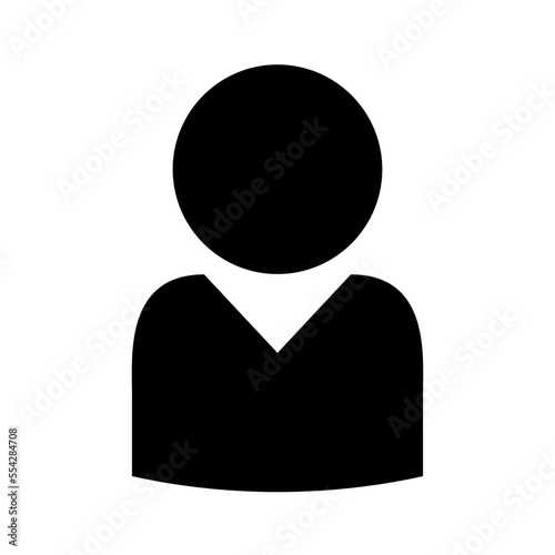 Businessman symbol. An employee of a company. Vector.