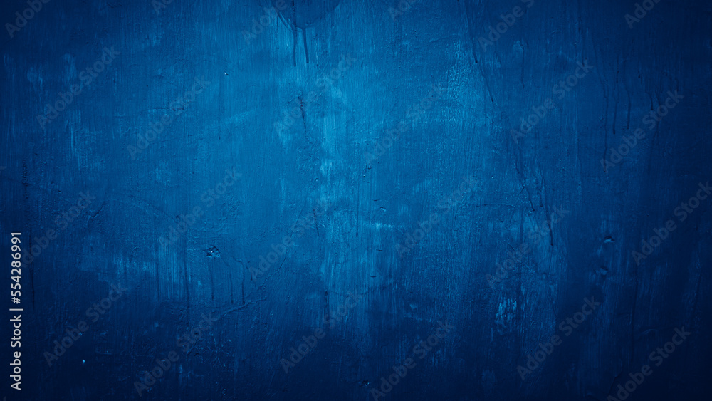 Fototapeta premium Texture blue cement concrete wall abstract background