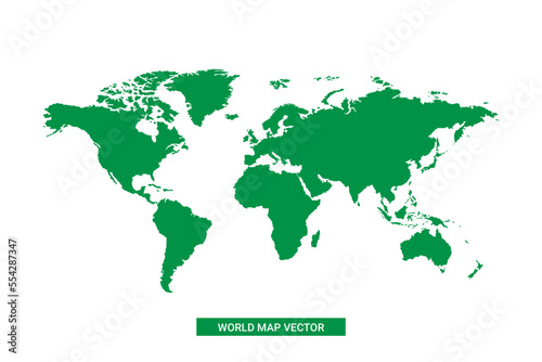 green world map