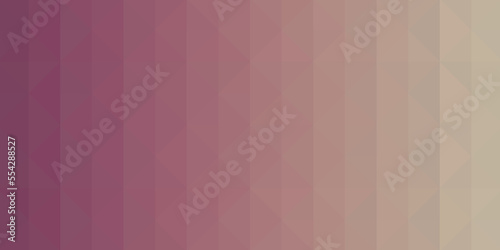 Cherry-colored pixel background. Mosaic texture. Triangular pixelation.
