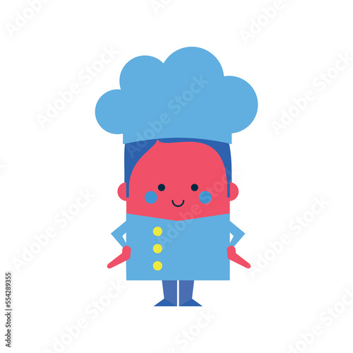 Illustration of a cook chef - lifestyle facts attitude design
