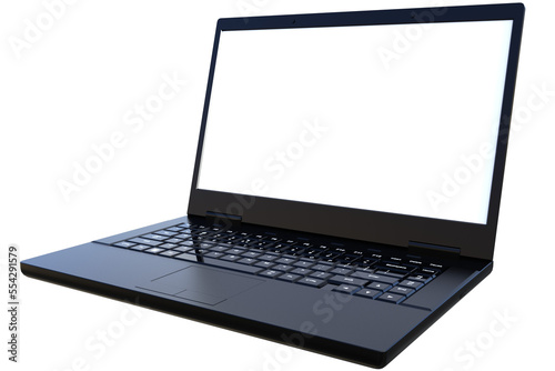 computer laptop con fondo trasparente  photo