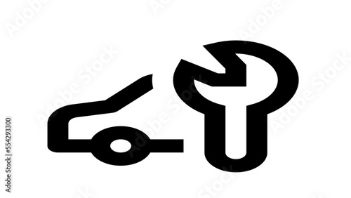 car service icon Car automobile insurance and car services concept
