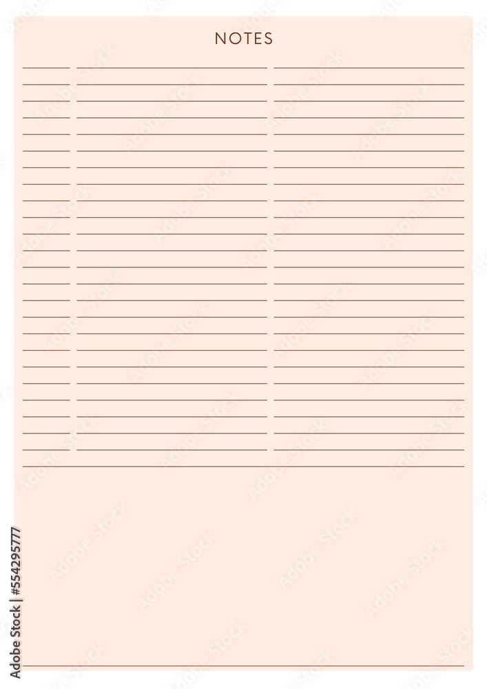 Minimalist Notes templates