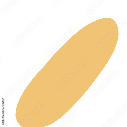 long blob organic abstract shape