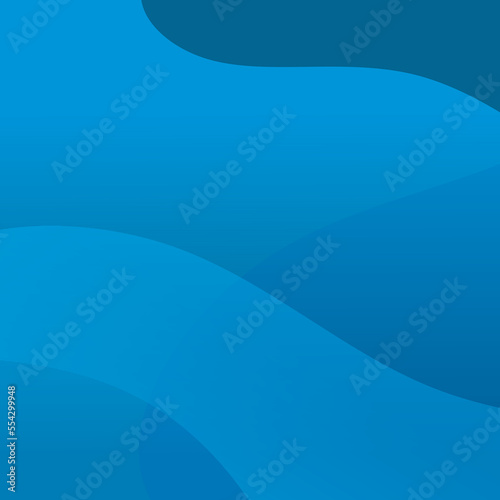 bright Blue background with gradient rec
