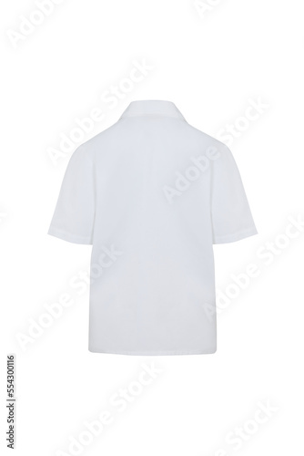 Realistic ghost mannequin photography unisex apron front and back mockup isolated on white background