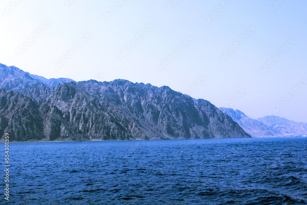 mountains in the red sea