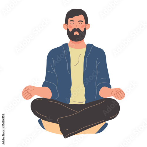 man sitting on a chair