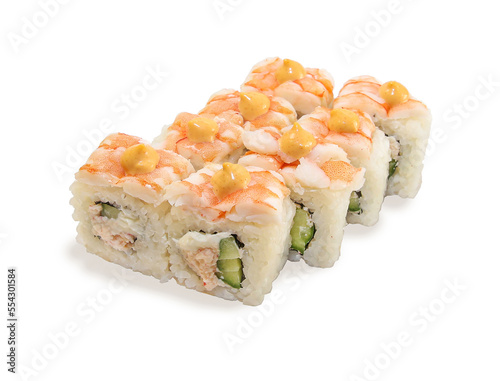 set of rolls on a white background