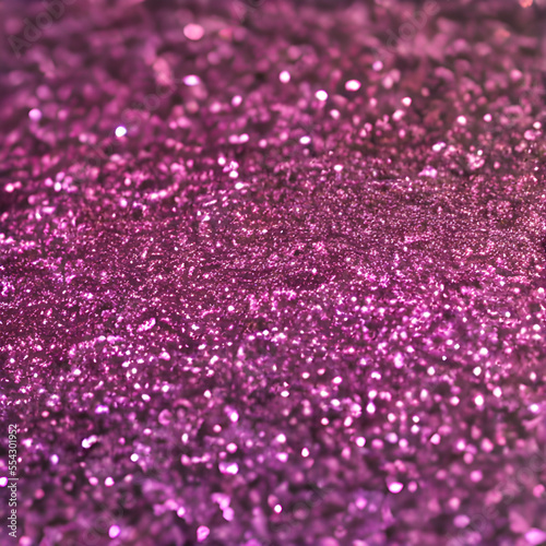 Pink glitter background. Art created with AI technology