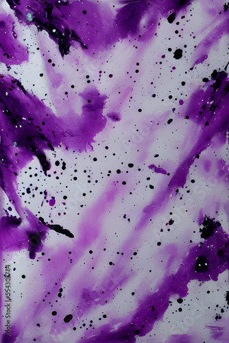 purple paint splash background created using Generative AI