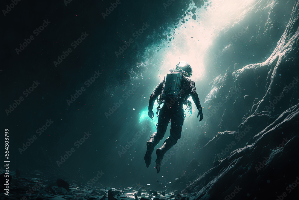 astronaut in the space astronaut in the space