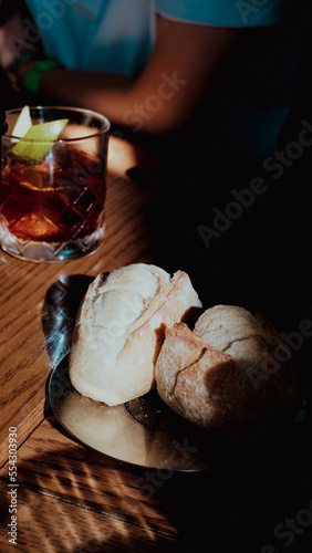 bread and alcohol