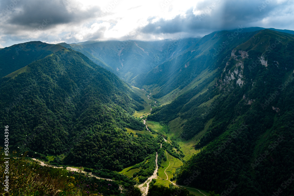 Fototapeta premium landscape with mountains